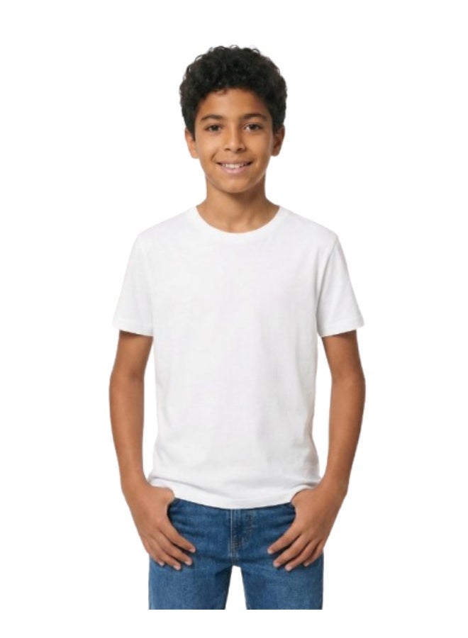 Feathers تيشيرت أولادي Feathers برقبة دائرية من قطن 100% – ناعم ومريح وقابل للتنفس، مناسب للأعمار من 10 إلى 16 سنة - Image 1